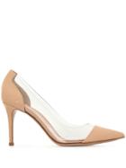Gianvito Rossi Pointed Clear Pumps - Neutrals