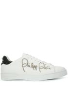 Philipp Plein Signature Lo-top Sneakers - White