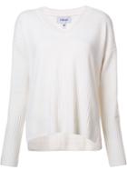 Derek Lam 10 Crosby V Neck Sweater - White