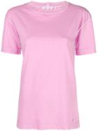 Helmut Lang Short-sleeve Fitted T-shirt - Pink & Purple
