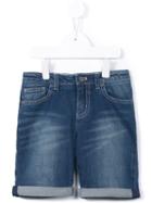 Armani Junior - Medium Washed Denim Shorts - Kids - Cotton/spandex/elastane - 10 Yrs, Blue