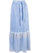 Lemlem Zinab Wrap Skirt - Blue