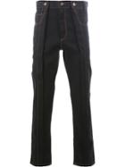 Delada Layered Straight Leg Jeans - Black