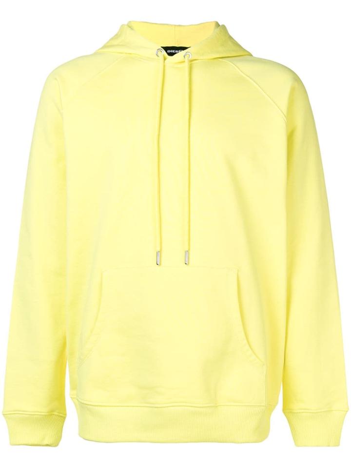 Diesel Solid Colour Hoodie - Yellow