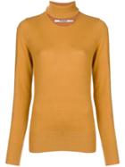Chalayan Split Neck Sweater - Yellow