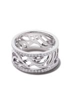 De Beers 18kt White Gold Aria Diamond Band