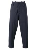 Oamc Cropped Pants, Men's, Size: 30, Blue, Cotton