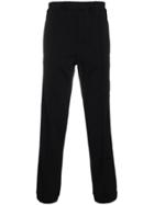Fendi Ticker Tape Logo Track Pants - Black
