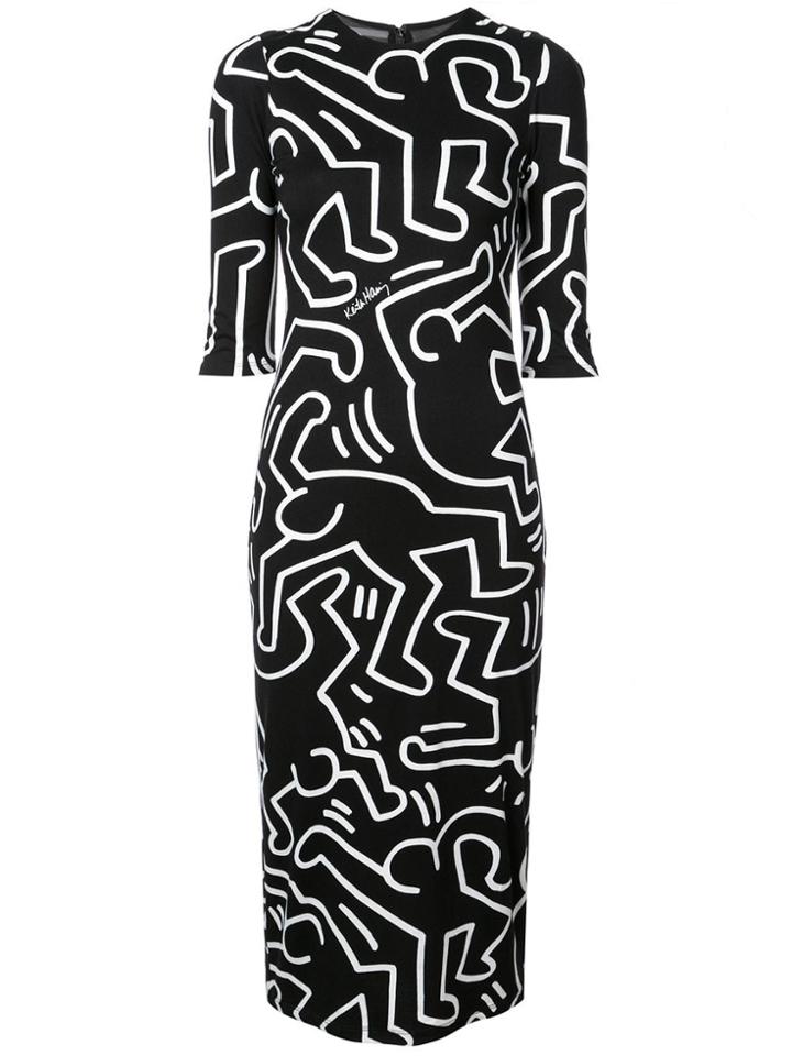 Alice+olivia Delora Fitted Dress - Black