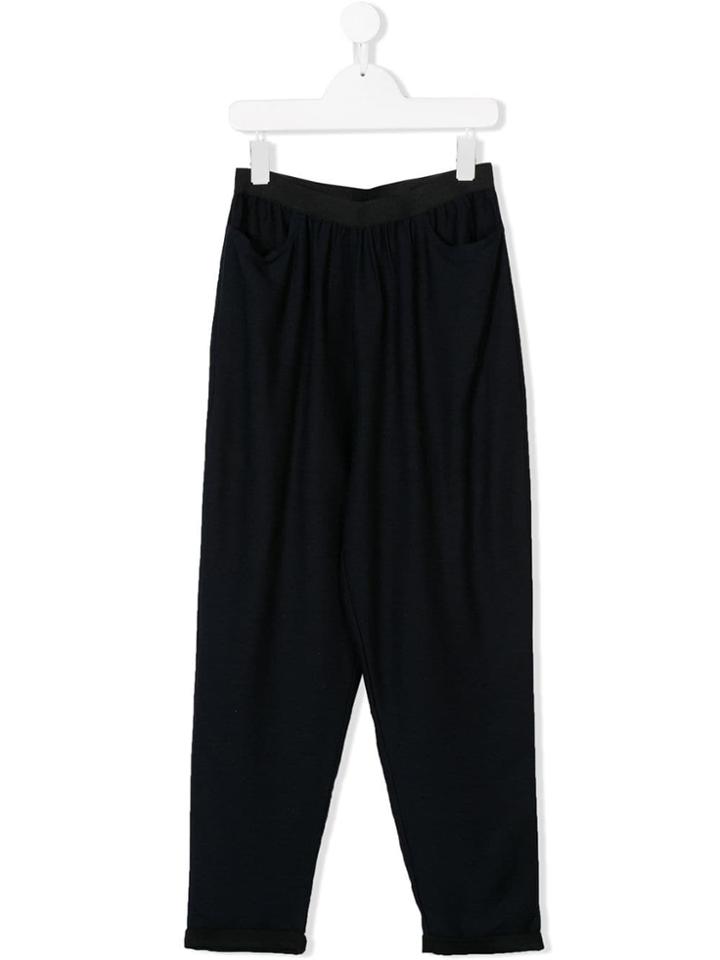 Caffe' D'orzo Drop Crotch Trousers - Blue