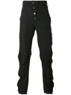 Lost & Found Rooms Diagonal Fly Pants, Men's, Size: Xs, Black, Cotton