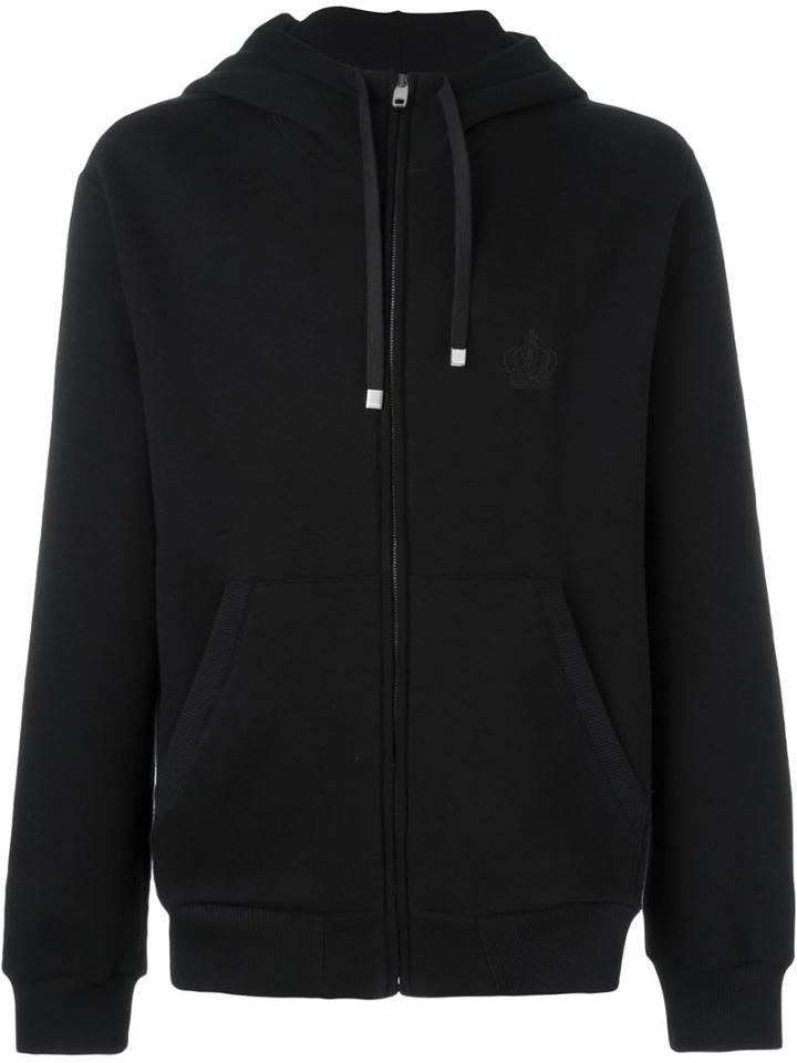 Dolce & Gabbana Classic Hooded Sweatshirt, Men's, Size: 48, Black, Cotton/polyester