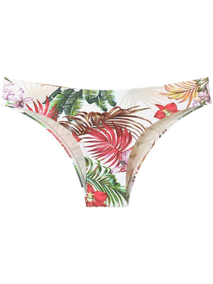 Lygia & Nanny Printed Bikini Briefs, Women's, Size: 40, Purple, Polyamide/spandex/elastane