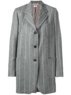 Thom Browne Flannel Shadow Stripe Sack Jacket - Grey