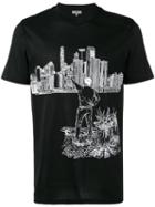Lanvin 'the Man And The City' T-shirt, Men's, Size: Large, Black, Cotton