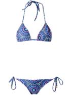 Sub Triangle Bikini Set, Women's, Size: G, Blue, Spandex/elastane/polyimide