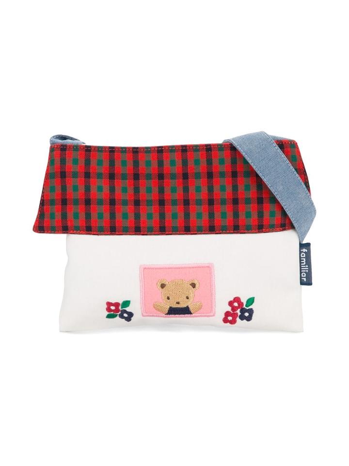 Familiar Foldover Changing Bag - White