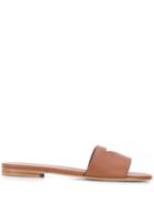 Prada Cut-out Sandals - Brown