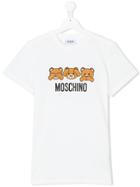 Moschino Kids Bears Print T-shirt - White