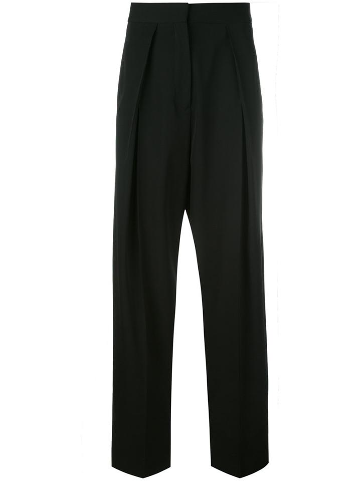 Jil Sander - Clemente Loose-fit Trousers - Women - Spandex/elastane/cupro/wool - 36, Black, Spandex/elastane/cupro/wool