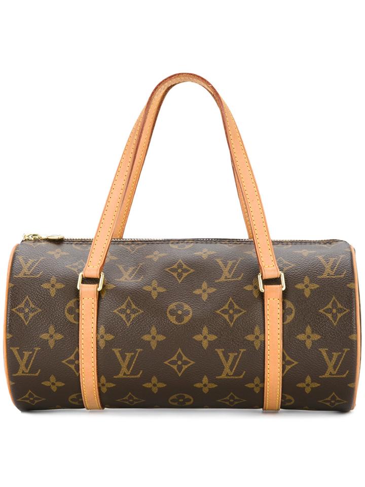 Louis Vuitton Vintage Papillon 26 Barrel Tote - Brown