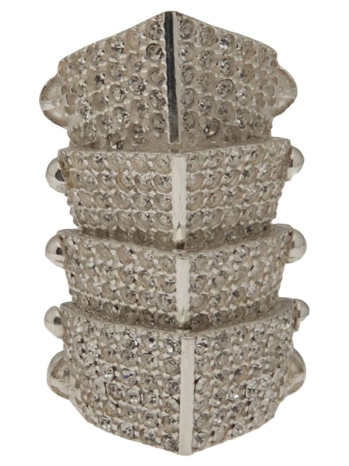 Vivienne Westwood Hinged Armor Ring, Adult Unisex, Size: Medium, Metallic