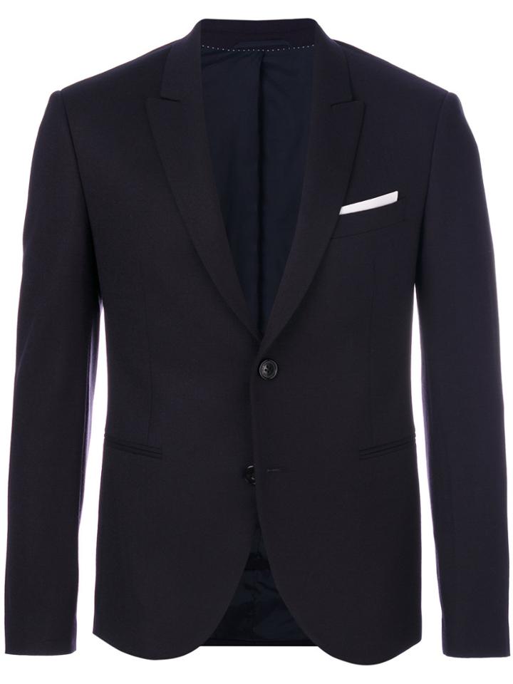 Neil Barrett Single Breasted Blazer - Blue
