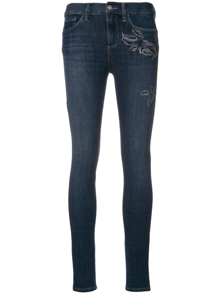 Liu Jo Embellished Slim Jeans - Blue