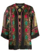 Etro All-over Print Jacket - Black