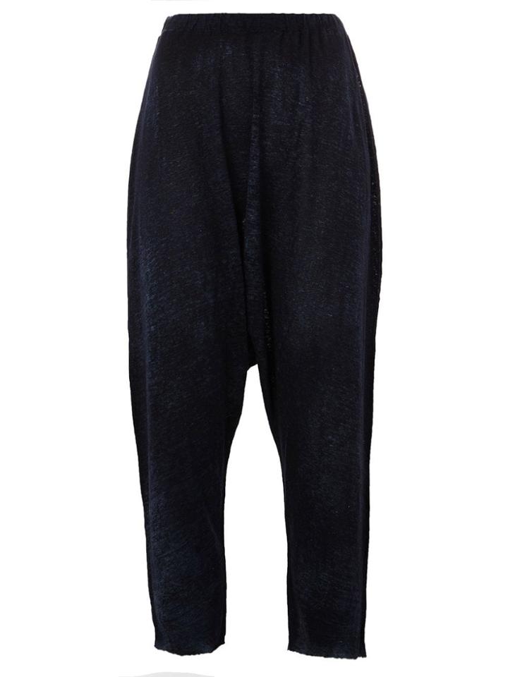 Avant Toi Dropped Crotch Trousers - Blue