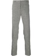 Balmain Prince Of Wales Check Trousers - Black