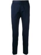Entre Amis Skinny-fit Tailored Trousers - Blue