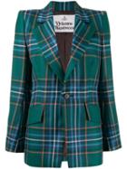 Vivienne Westwood Anglomania Checked Single-breast Blazer - Green