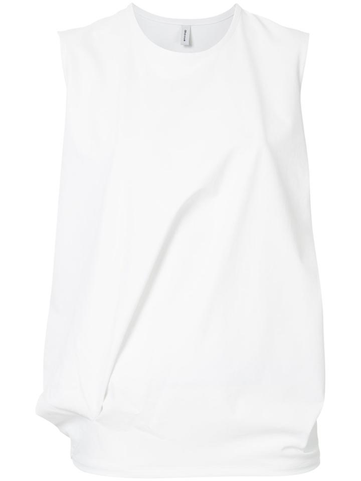08sircus Loose Fit Sleeveless Top - White