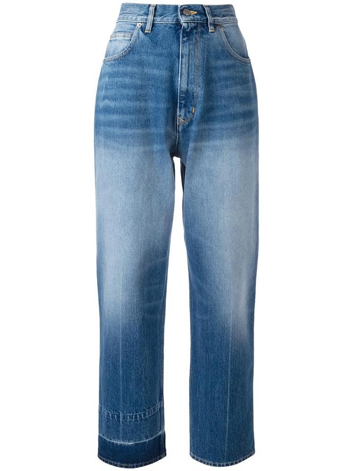 Golden Goose Deluxe Brand Wide Leg Jeans, Women's, Size: 29, Blue, Cotton