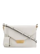 Prada Foldover Shoulder Bag - White