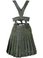 Jenny Fax Harness Detail Pleated Skirt Dress