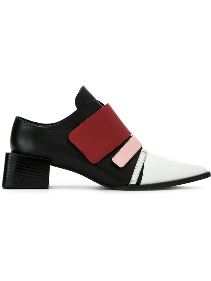 Gloria Coelho Color Blocked Shoes - Black