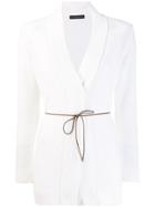 Fabiana Filippi Wrap Style Cardigan - White