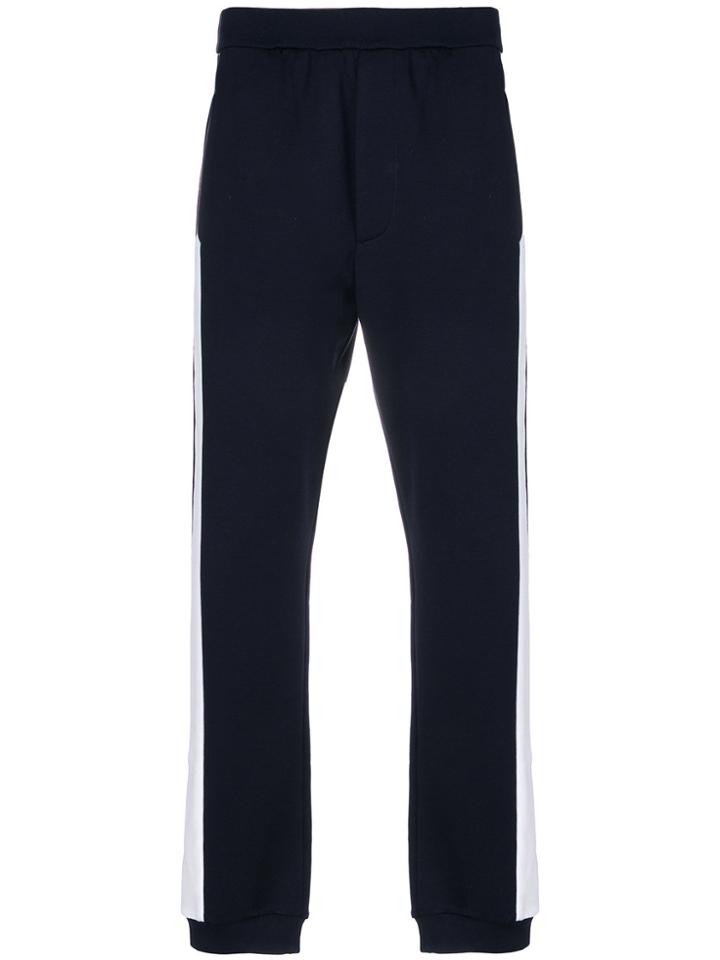 Prada Side Stripe Joggers - Blue