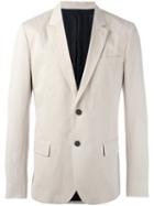 Ami Alexandre Mattiussi Lined 2 Button Jacket, Men's, Size: 54, Nude/neutrals, Cotton/linen/flax/acetate