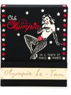 Olympia Le-tan Matchbook Clutch, Women's, Black, Cotton/brass