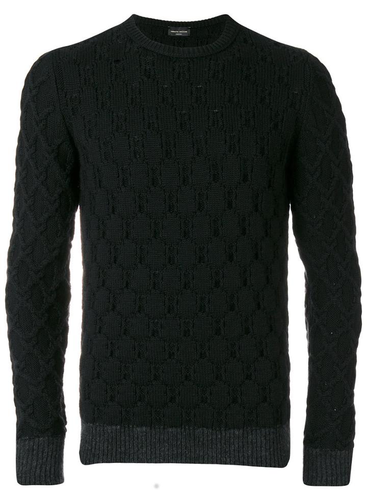 Roberto Collina - Classic Fitted Sweater - Men - Nylon/mohair/merino - 48, Black, Nylon/mohair/merino