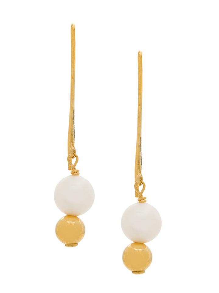 Magda Butrym Ball Drop Earrings - Metallic