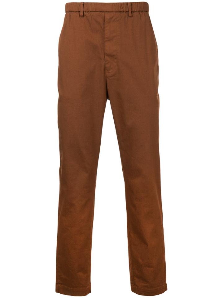 En Route Classic Chino Trousers - Brown