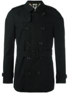 Burberry Mid Belted Trenchcoat - Black