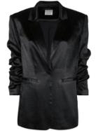 Cinq A Sept Kylie Satin Blazer - Black