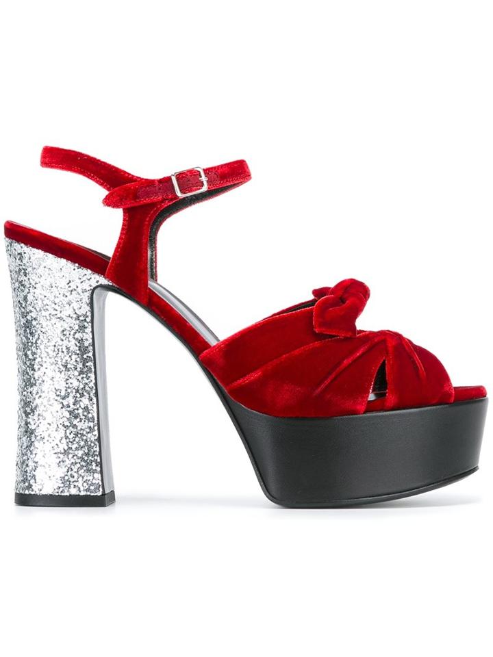 Saint Laurent 'candy 80' Bow Sandals