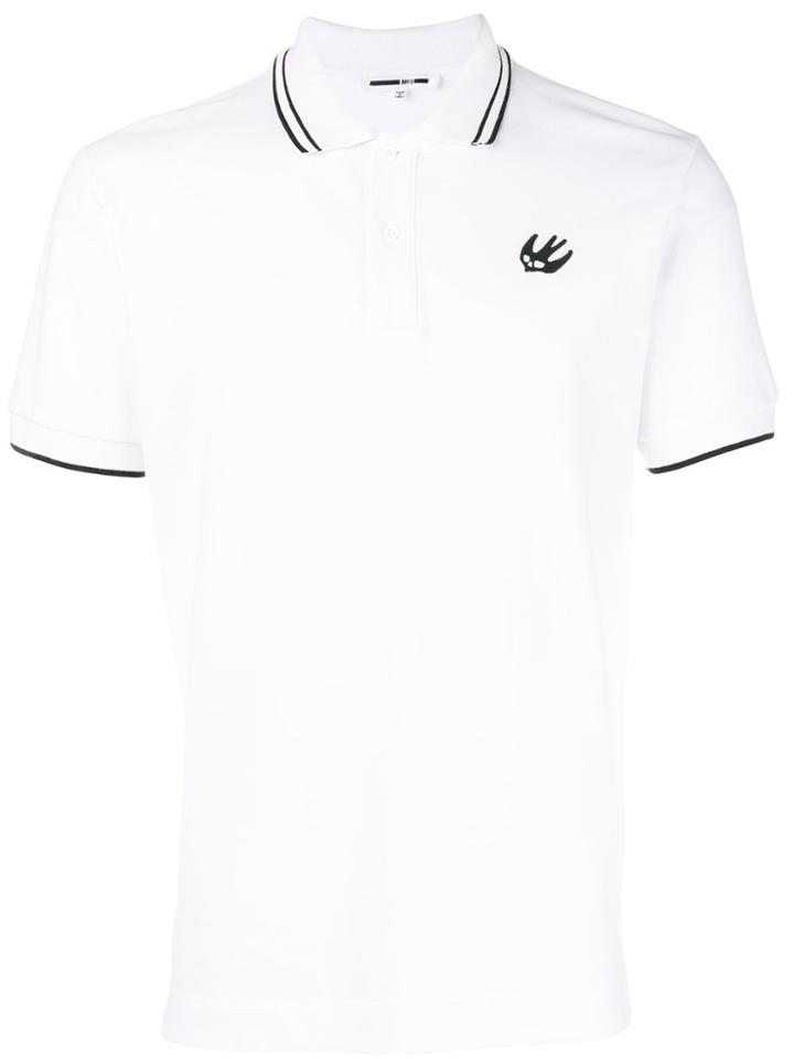 Mcq Alexander Mcqueen Logo Patch Polo Shirt - White