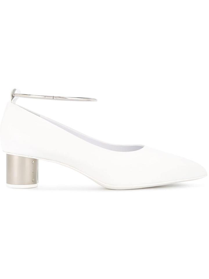Jil Sander Ankle Strap Pumps - White